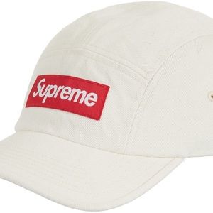 Supreme Washed Chino Camp Cap -Natural